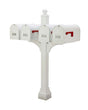 Janzer Multi-Mount Quad Mailbox Decorative Post (Optional Mailboxes Available)