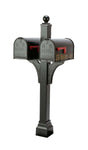 Janzer Multi-Mount Double Mailbox Decorative Post (Optional Mailboxes Available)