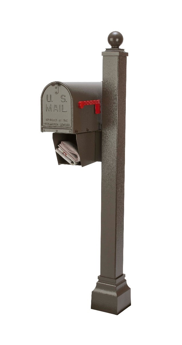 Janzer Residential Mailbox Only - with Optional Decorative Post 