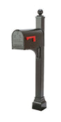 Janzer Mailbox and Decorative Post Combo - Choose Colors
