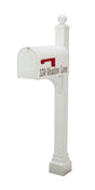 Janzer Mailbox and Decorative Post Combo - Choose Colors
