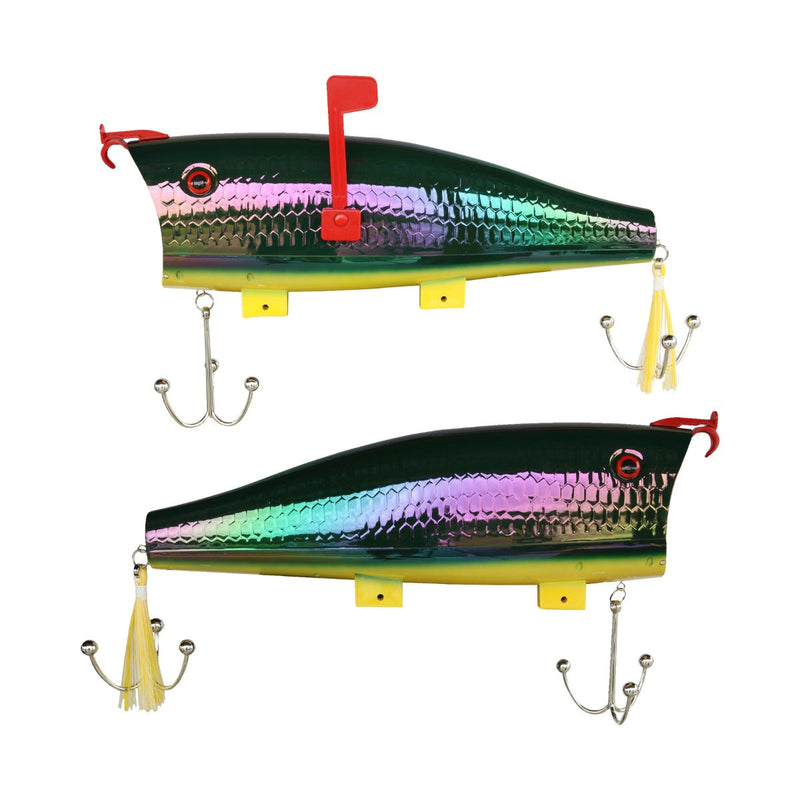 Rivers Edge Fire Tiger Fishing Lure Novelty Mailbox