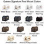 Signature Keystone Series Mailbox and Deluxe Double Mount Post Packages