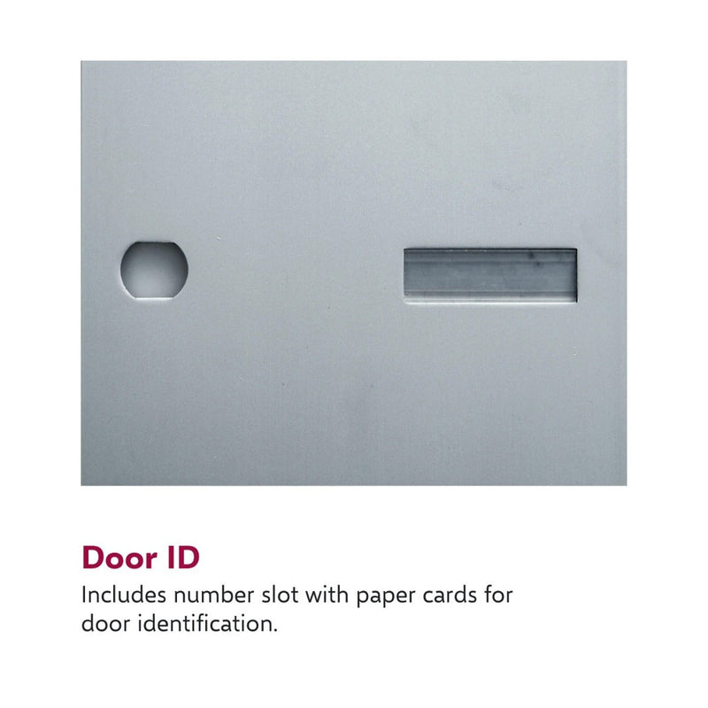 10 Doors High x 3 Doors (29 Tenants) 1600 Series Front-Load Private Distribution Cluster Mailbox in Anodized Aluminum Finish