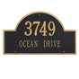 Whitehall Arch Marker - Estate Wall - Two Line Address Plaque