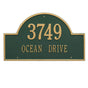 Whitehall Arch Marker - Estate Wall - Two Line Address Plaque
