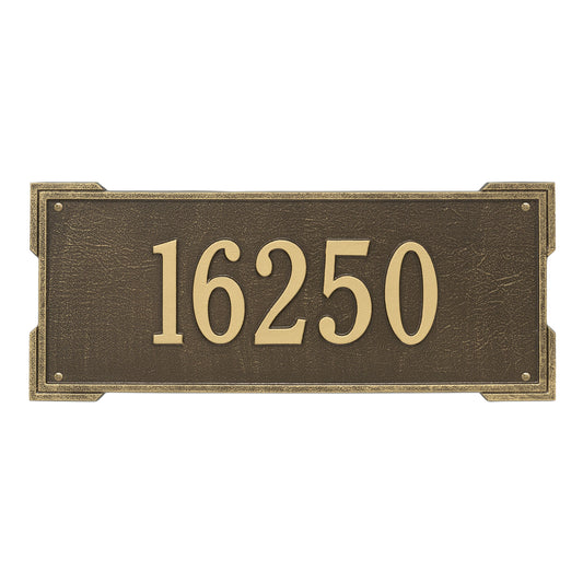 Personalized Roanoke Plaque - Estate - Wall - 1 Line