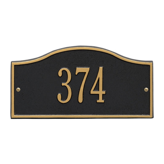 Whitehall Rolling Hills Plaques - Mini Wall - One Line Address Plaque