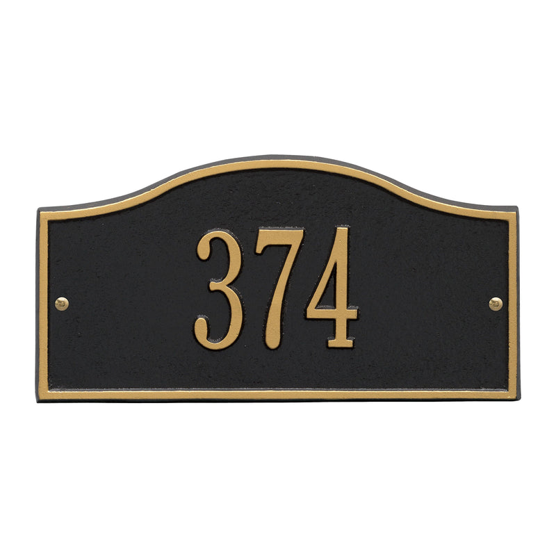 Whitehall Rolling Hills Plaques - Mini Wall - One Line Address Plaque