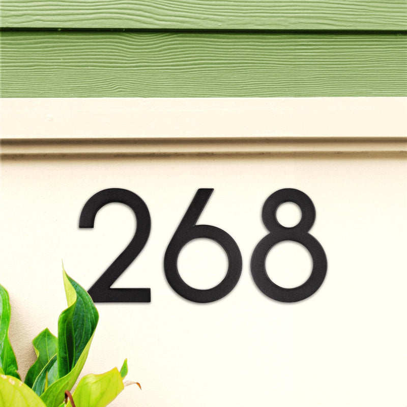 Whitehall Modern Floating Numbers (0-9) & Alphabets (A-D) 4.5"