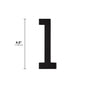Whitehall Modern Floating Numbers (0-9) & Alphabets (A-D) 4.5"