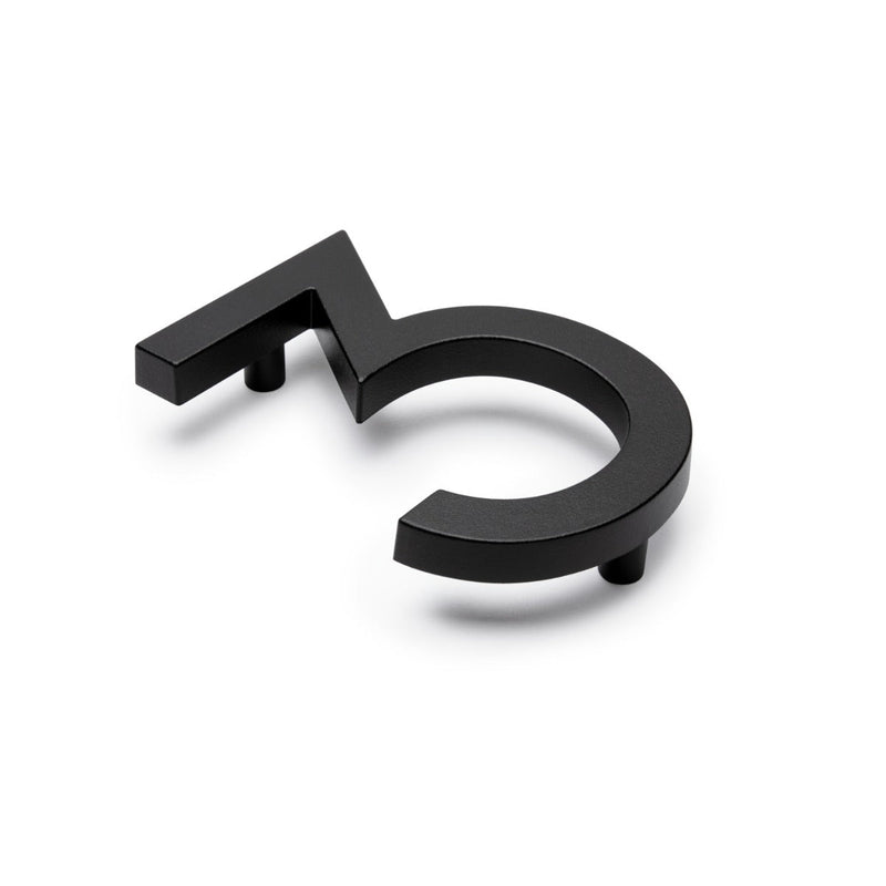 Whitehall Modern Floating Numbers (0-9) & Alphabets (A-D) 4.5"