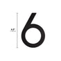 Whitehall Modern Floating Numbers (0-9) & Alphabets (A-D) 4.5"