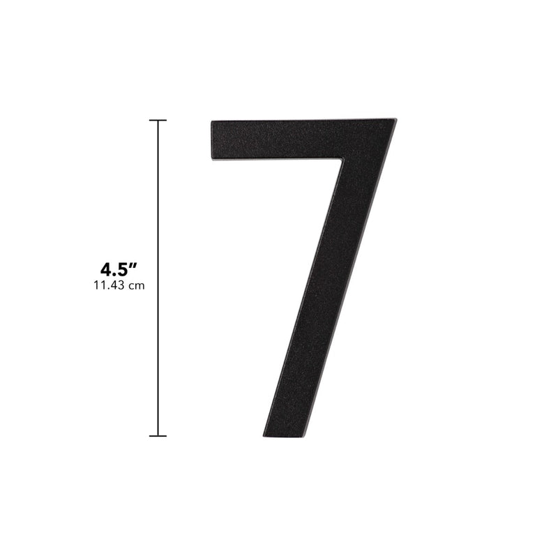 Whitehall Modern Floating Numbers (0-9) & Alphabets (A-D) 4.5"