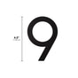 Whitehall Modern Floating Numbers (0-9) & Alphabets (A-D) 4.5"
