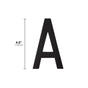 Whitehall Modern Floating Numbers (0-9) & Alphabets (A-D) 4.5"