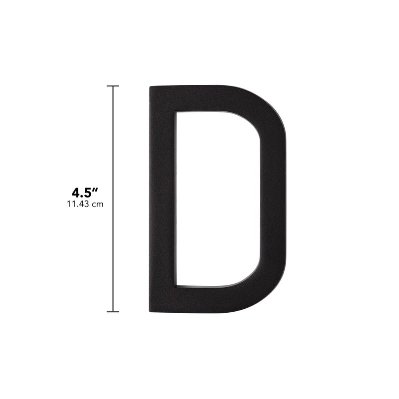 Whitehall Modern Floating Numbers (0-9) & Alphabets (A-D) 4.5"