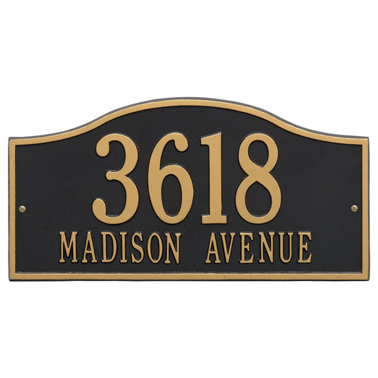 Whitehall Rolling Hills Plaques - Grand Wall - Two Line Address Plaque 