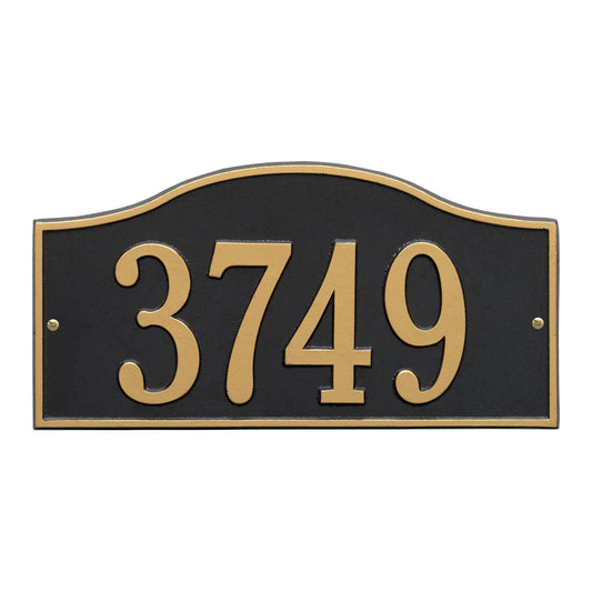 Whitehall Rolling Hills Plaques - Standard Wall - One Line Address Plaque 