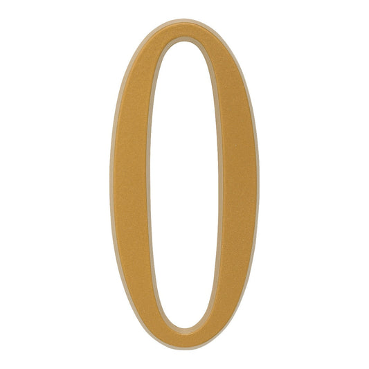 Whitehall 4.75 inch Gold House Address Number - 0