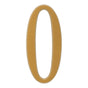 Whitehall 4.75 inch Gold House Address Number - 0