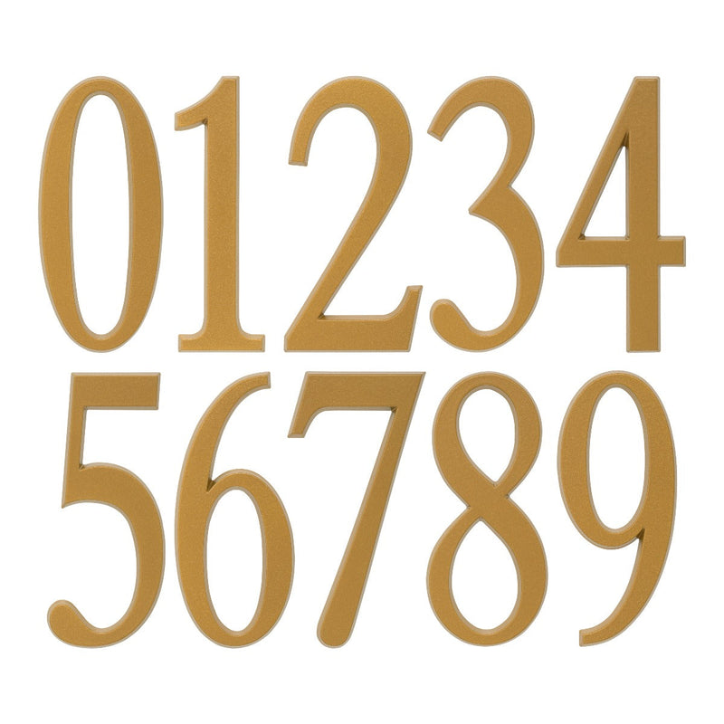 Whitehall 4.75 inch Gold House Address Number - 1