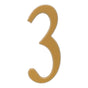 Whitehall 4.75 inch Gold House Address Number - 3