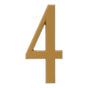 Whitehall 4.75 inch Gold House Address Number - 4