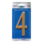 Whitehall 4.75 inch Gold House Address Number - 4