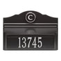 Whitehall Colonial Wall Mount Mailbox Package 1 (Mailbox, Plaque & Monogram)