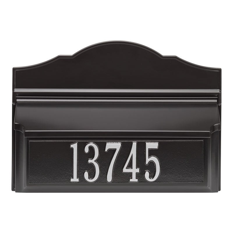 Whitehall Colonial Wall Mount Mailbox Package 2 (Mailbox & Plaque)