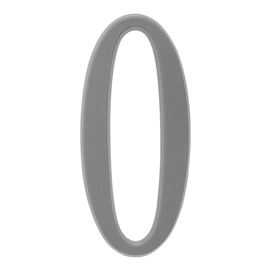 Whitehall 4.75 inch Silver House Address Number - 0