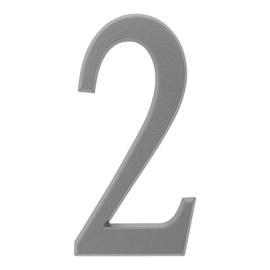 Whitehall 4.75 inch Silver House Address Number - 2