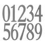 Whitehall 4.75 inch Silver House Address Number - 5