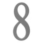Whitehall 4.75 inch Silver House Address Number - 8
