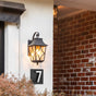 Whitehall Floating Stand-off 1-Number Horizontal Plaque Modern House Numbers with Sleek Aluminum Backplate & Enhanced Visibility