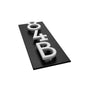 Whitehall Floating Stand-off 3-Number Vertical Plaque Modern House Numbers with Sleek Aluminum Backplate & Enhanced Visibility