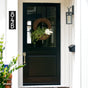 Whitehall Floating Stand-off 3-Number Vertical Plaque Modern House Numbers with Sleek Aluminum Backplate & Enhanced Visibility