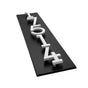 Whitehall Floating Stand-off 5-Number Vertical Plaque Modern House Numbers with Sleek Aluminum Backplate & Enhanced Visibility