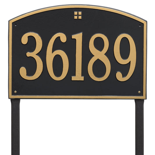 Whitehall Cape Charles - Estate Lawn - One Line Address Plaque 
