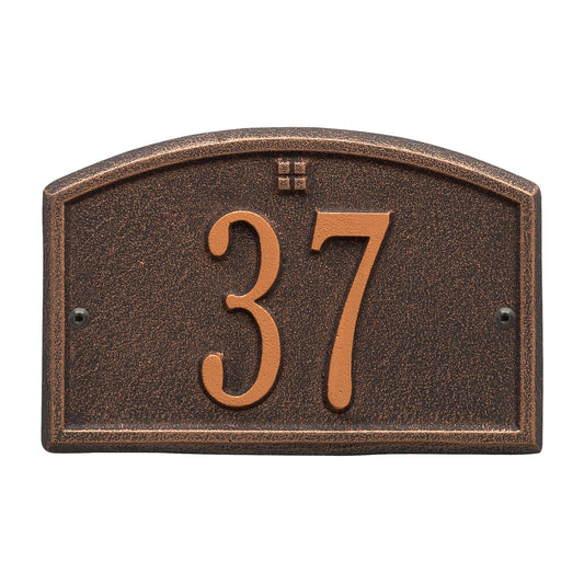 Whitehall Cape Charles - Petite Wall - One Line Address Plaque 