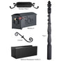 Residential Mailbox System with Olive Wreath Decorative Mailbox