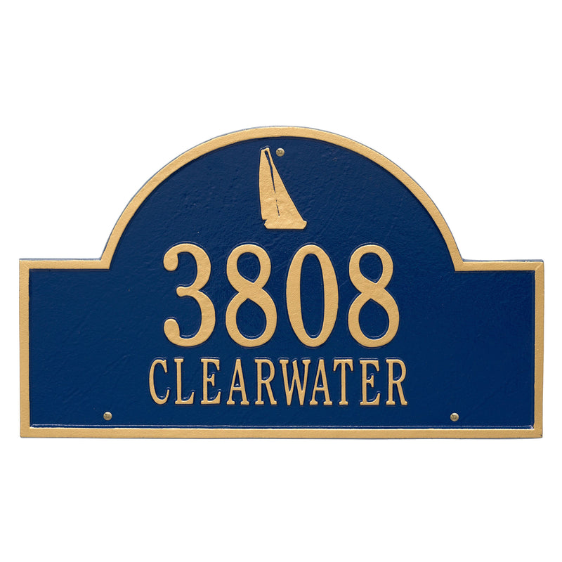Personalized Sailboat Arch Plaque