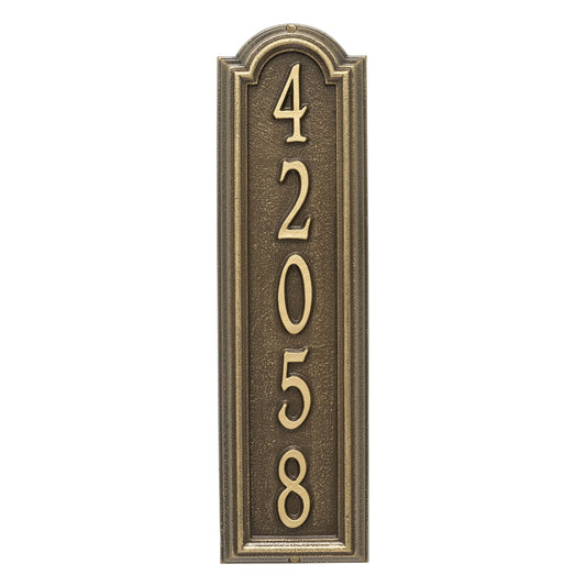 Personalized Manchester Vertical Wall Plaque