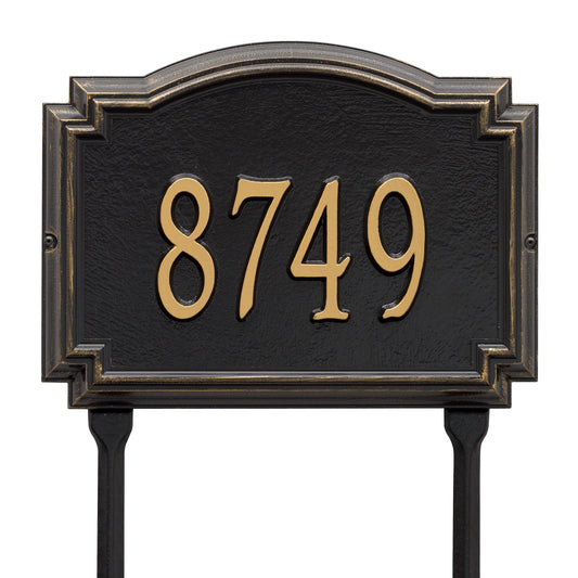 Whitehall Williamsburg - Standard Lawn - One Line Address Plaque 