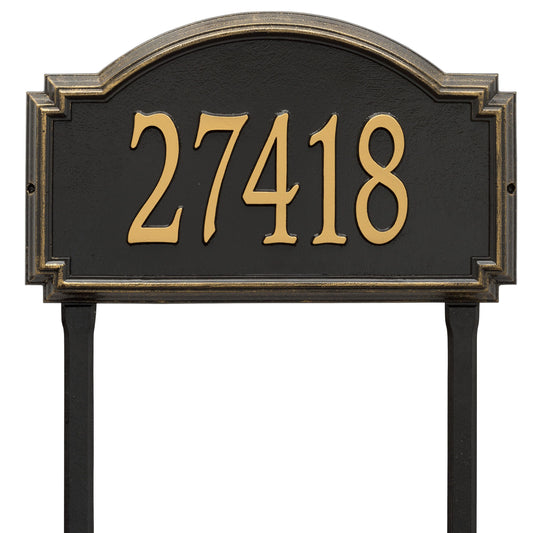 Whitehall Williamsburg - Estate Lawn - One Line Address Plaque 