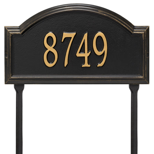 Whitehall Providence Arch - Standard Lawn - One Line Address Plaque 