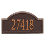 Whitehall Providence Arch - Estate Wall - One Line Address Plaque 