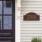 Whitehall Providence Arch - Estate Wall - One Line Address Plaque 