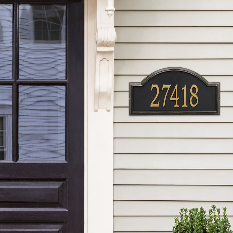 Whitehall Providence Arch - Estate Wall - One Line Address Plaque 